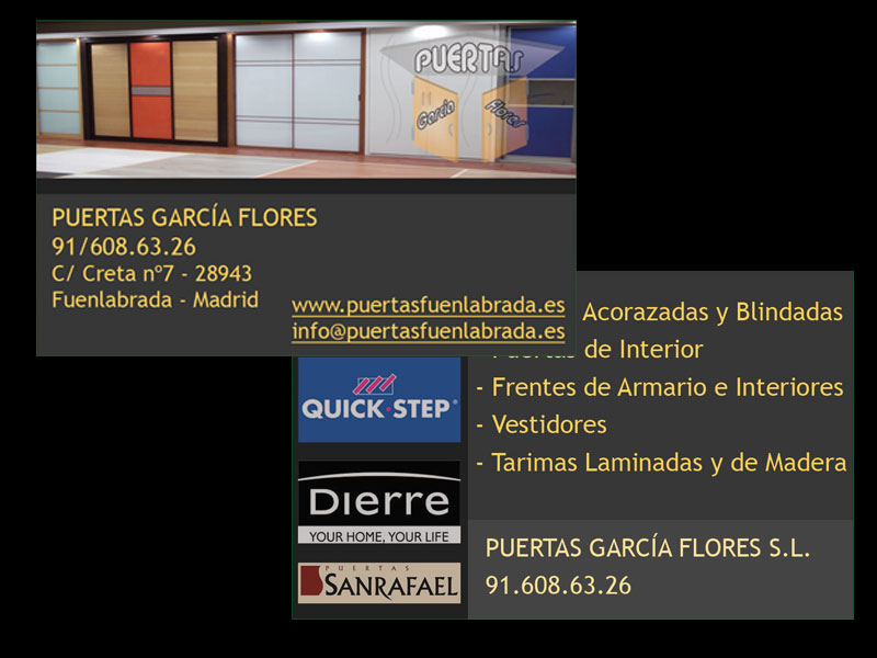 Puertas Garcia Flores: especialistas en puertas en Fuenlabrada